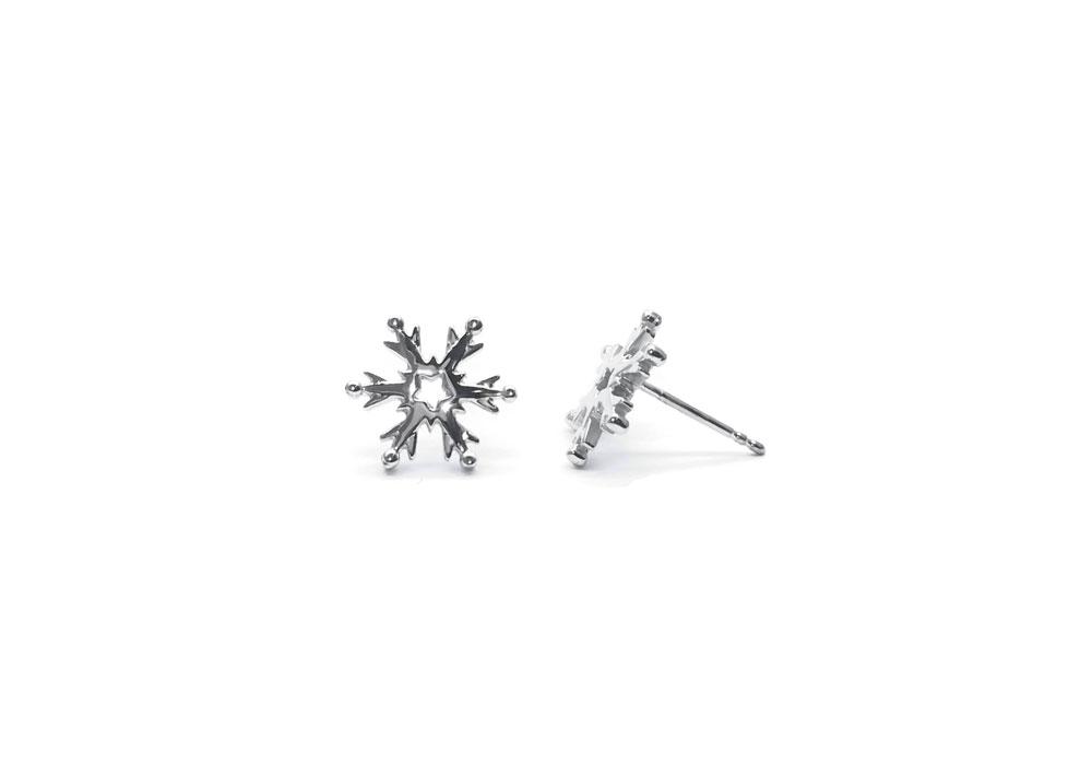Boucles D Oreilles Flocon De Neige