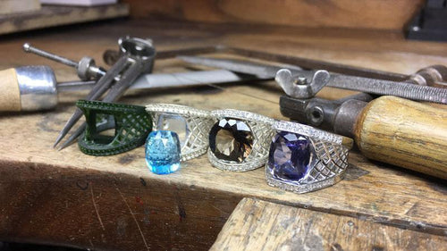 The creation of custom jewelry
