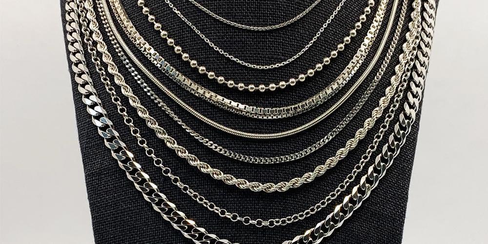 Les différents types de mailles de chaînes pour les bijoux