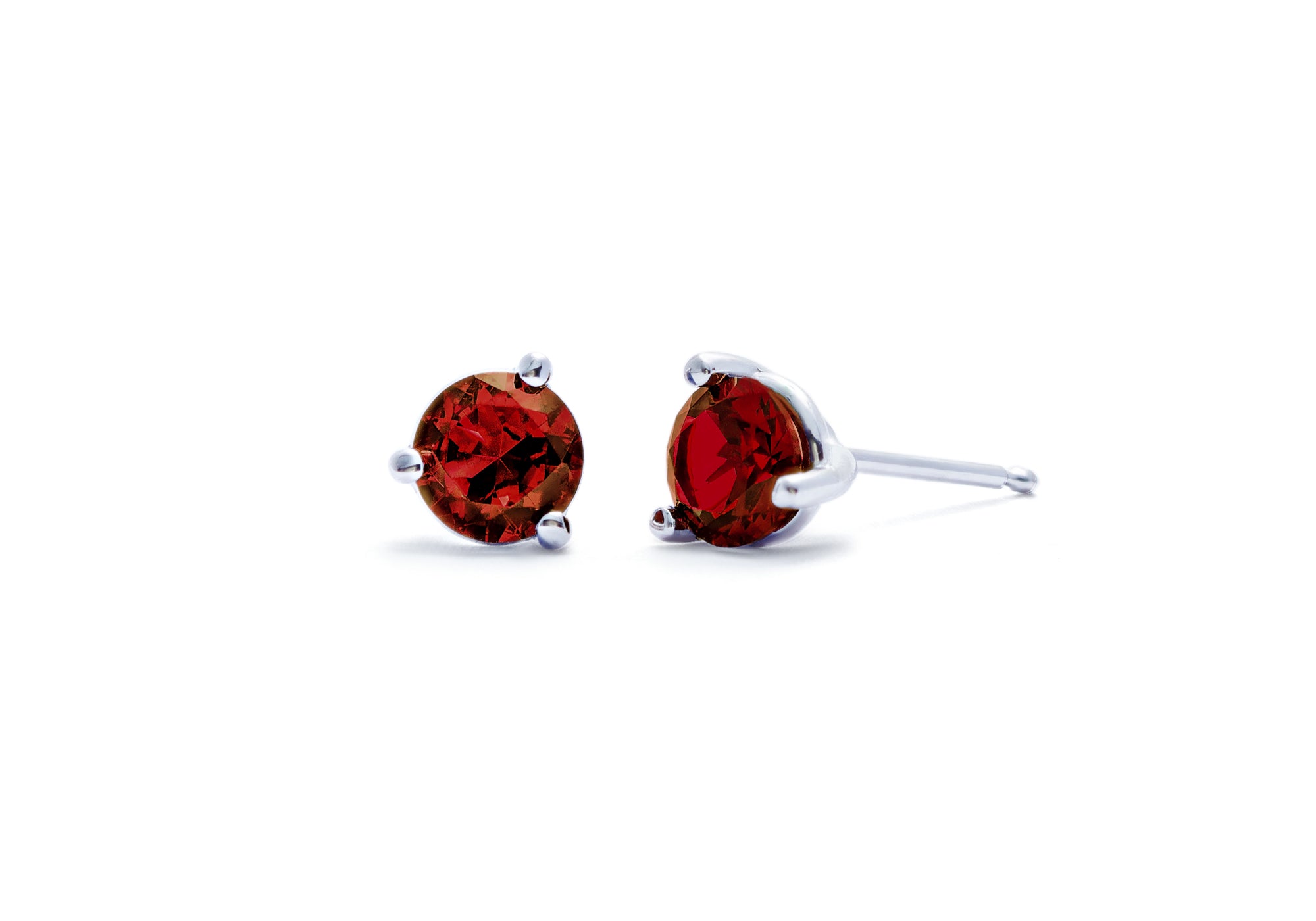 Boucles d'oreilles lustre en argent sterling et grenat : bijoux bohèmes avec pierre de naissance de janvier - France Boucles d'oreilles lustre en argent sterling et grenat : bijoux bohèmes avec pierre de naissance de janvier - France