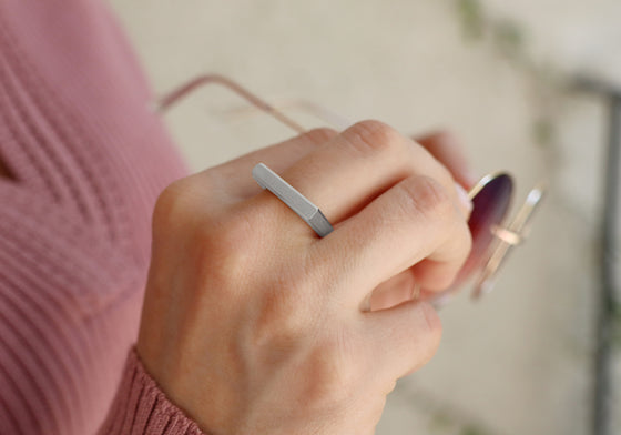 Chevalière La classe! (femme) (Ag925)