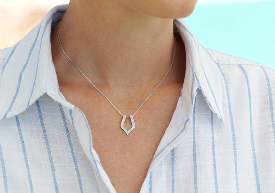 La traversée à cheval sterling (Ag925)