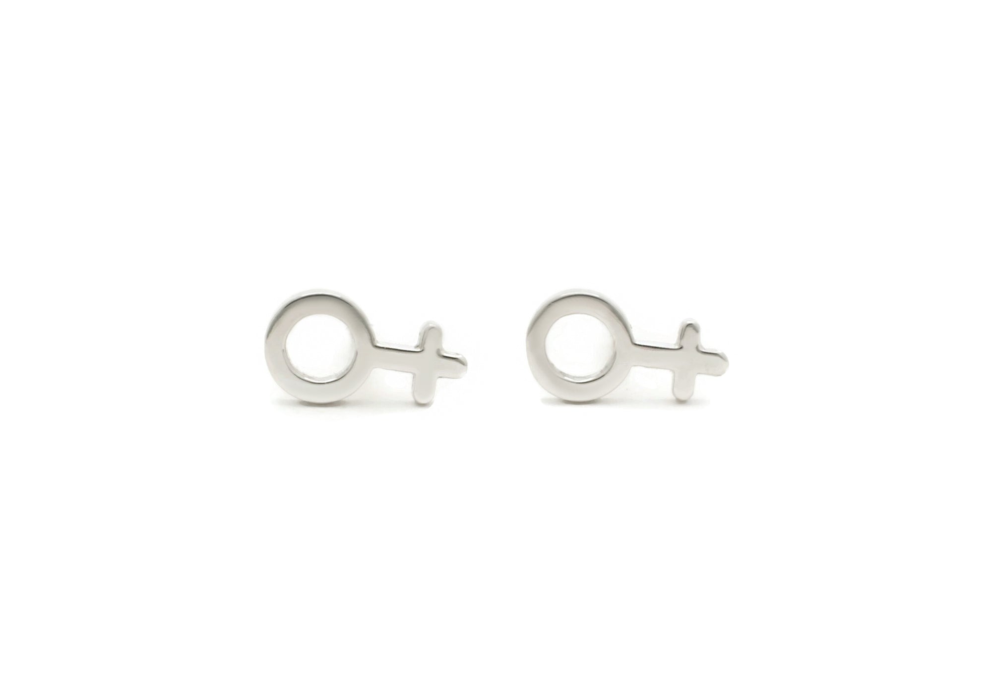 Boucles d’oreilles du symbole féminin