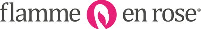 flamme en rose, logo