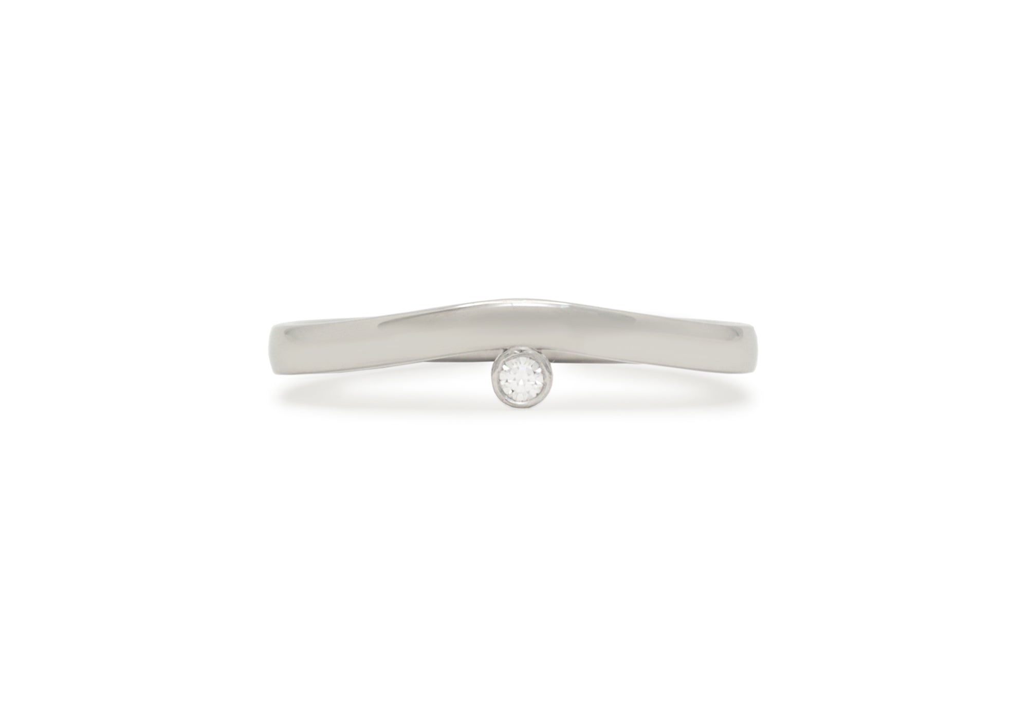 Bague minimaliste avec diamant