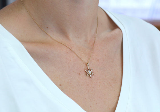 Flocon fou diamanté