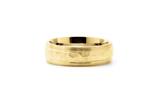 yellow gold comfort ring together that's all