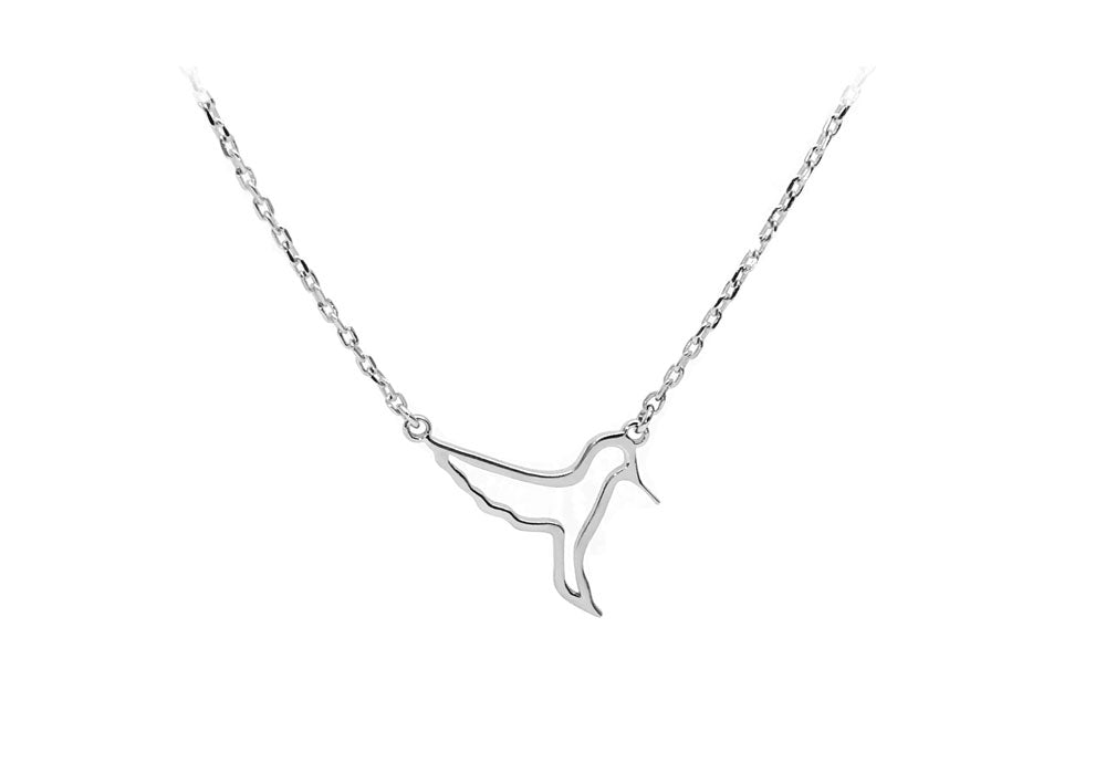 Hummingbird pendant on a Chain sterling silver
