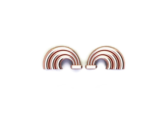 Mini boucles d'oreilles Arc-en-ciel