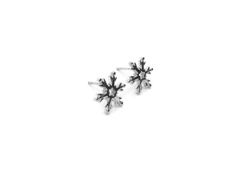 Cold Quebec sterling silver earrings