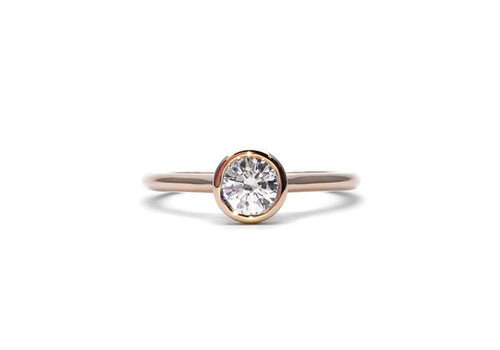 engagement ring rose gold I have butterflies