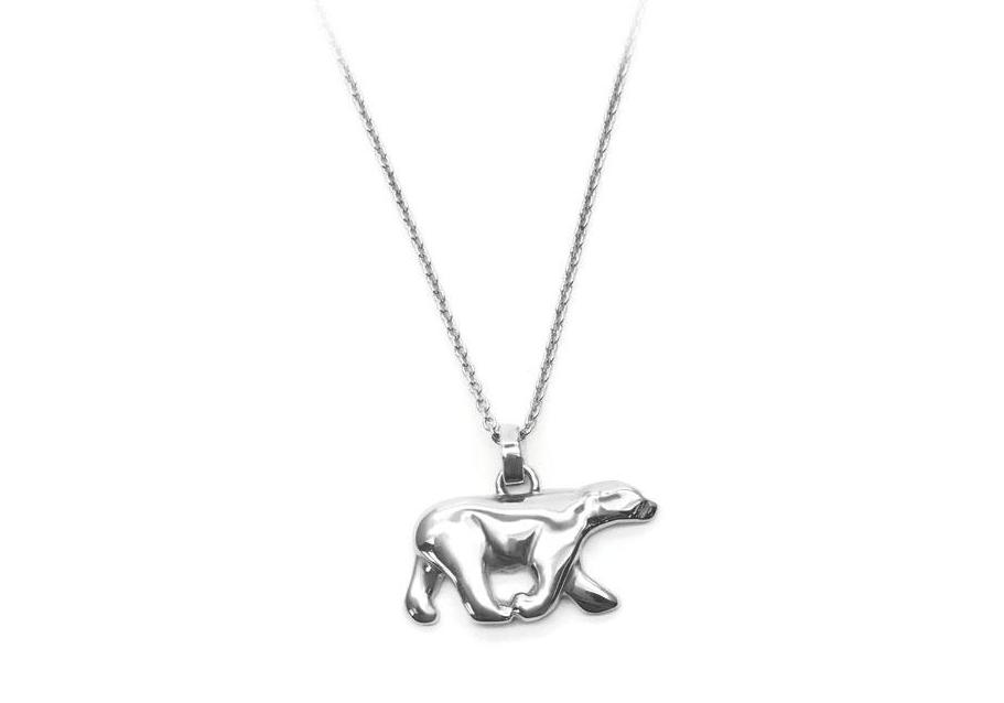 pendentif ours polaire en argent sterling